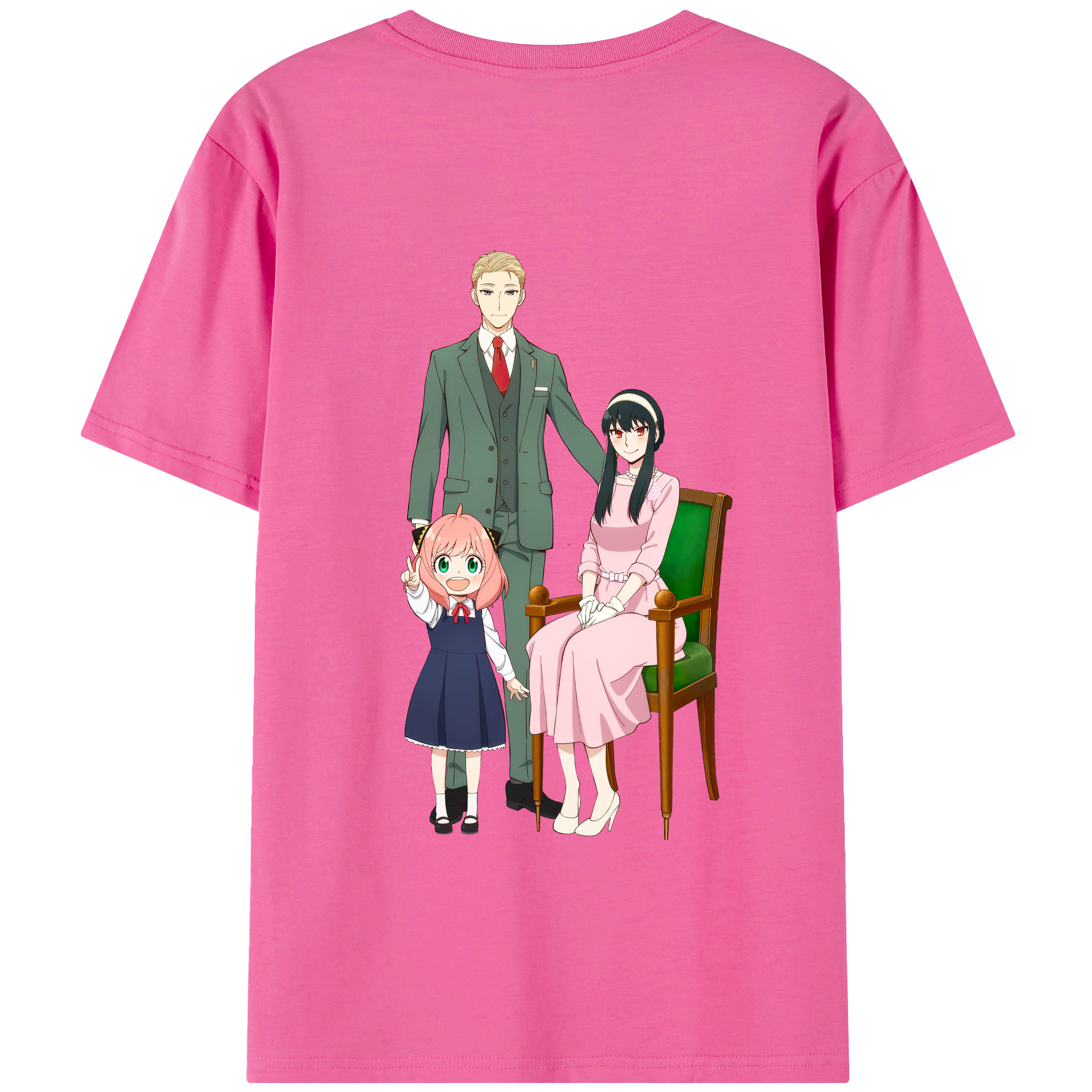 （画像用） SPY×FAMILY间谍家家酒 レディース半袖Tシャツ(バックプリント)
